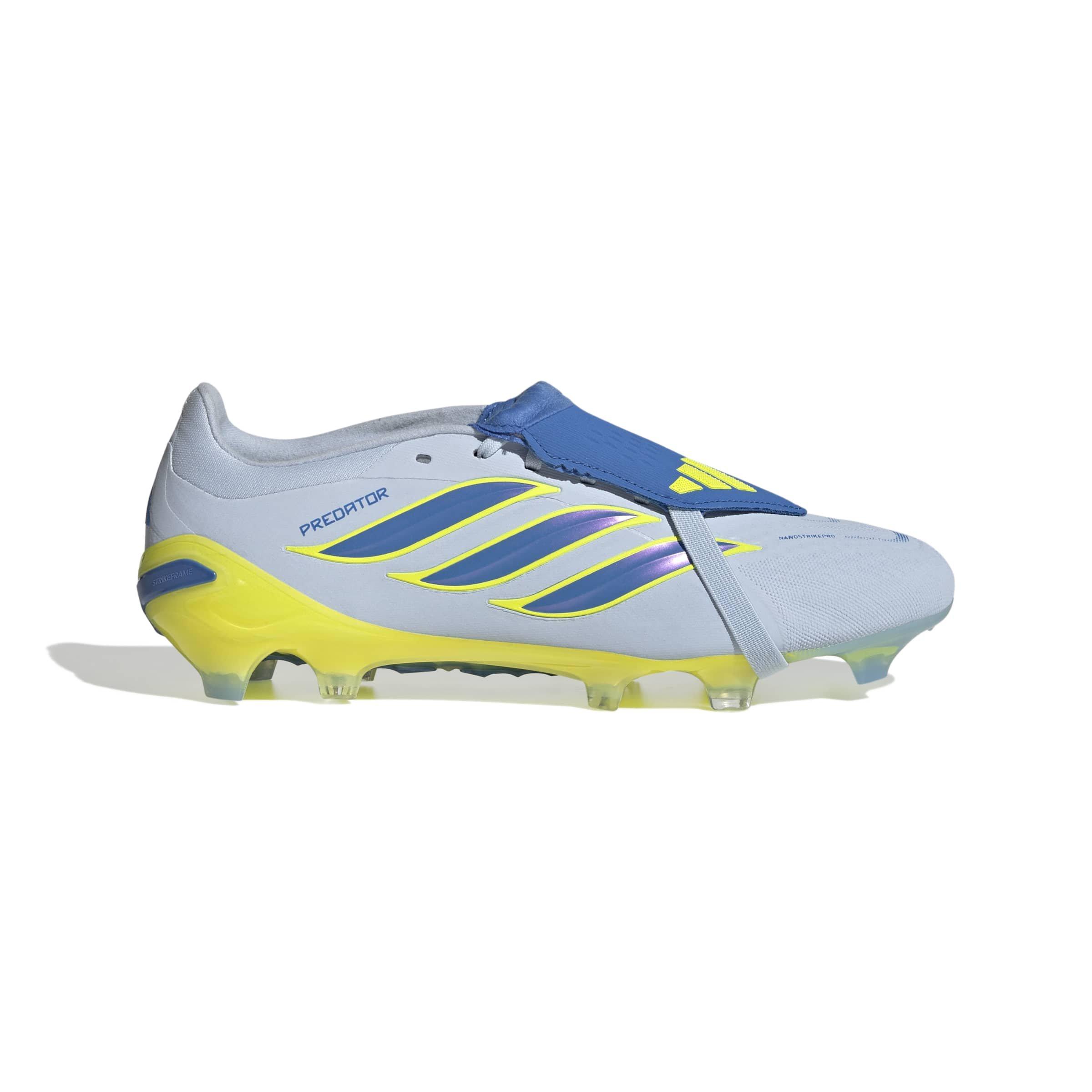 adidas Predator Pro Fold-Over Tongue "Ray Blue" Men's Soccer Cleat - BLUE/YELLOW
